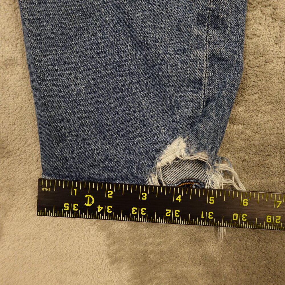 Agolde Jeans‎ Toni Slim High Rise Ankle Women's 28 distressed hems Stratosphere - Picture 8 of 12